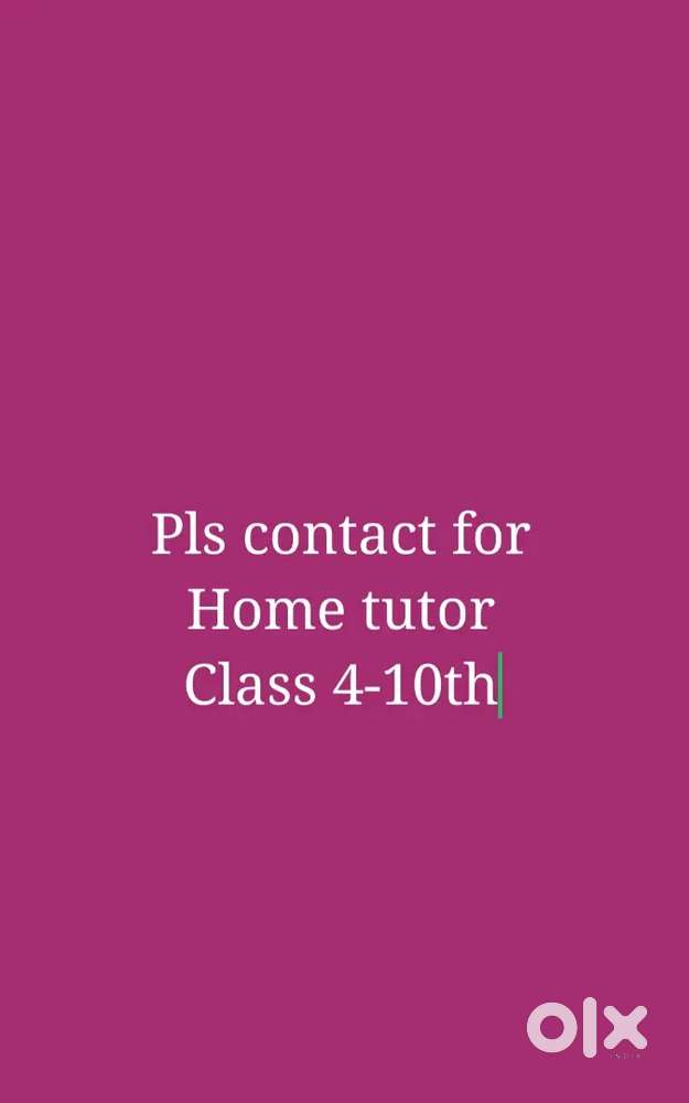 Home tutor