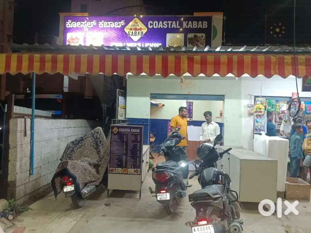 Hotel for sale opposite MRP Bar near parappana Agrahara road kudlu