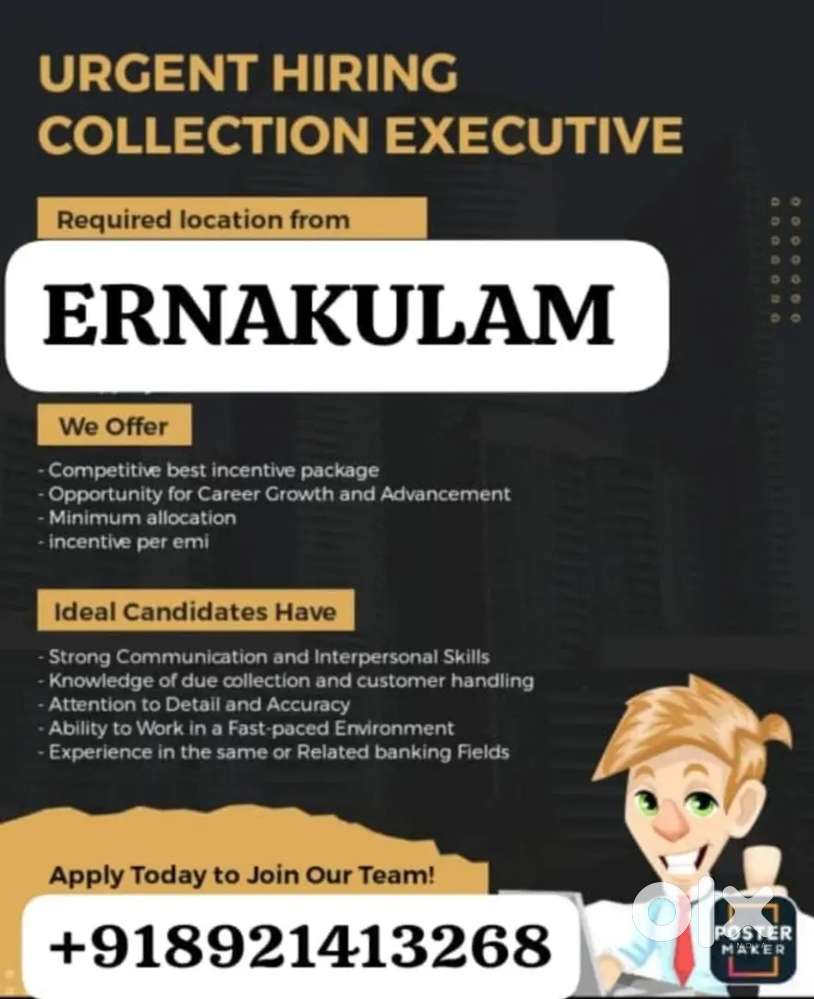 Collection Exicutive Vecancy