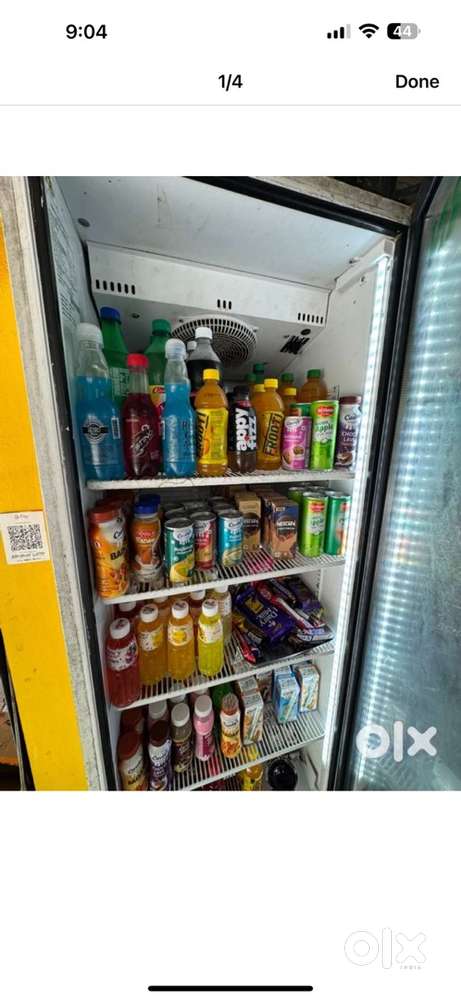 Fridge and showcase