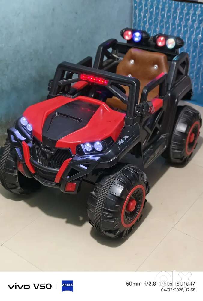 Boys car remote control or manually