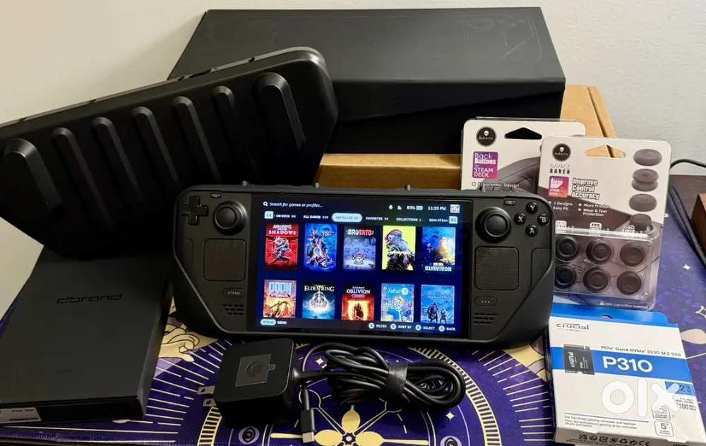 Steam Deck OLED 2TB Upgrade Killswitch Grip w/ Front Cover