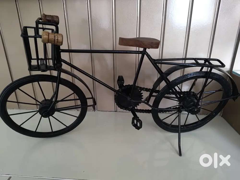 Metallic cycle made from black stainless steel