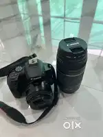 Canon DSLR 200D mark  with 2 lense 75-300 lense and 50mm