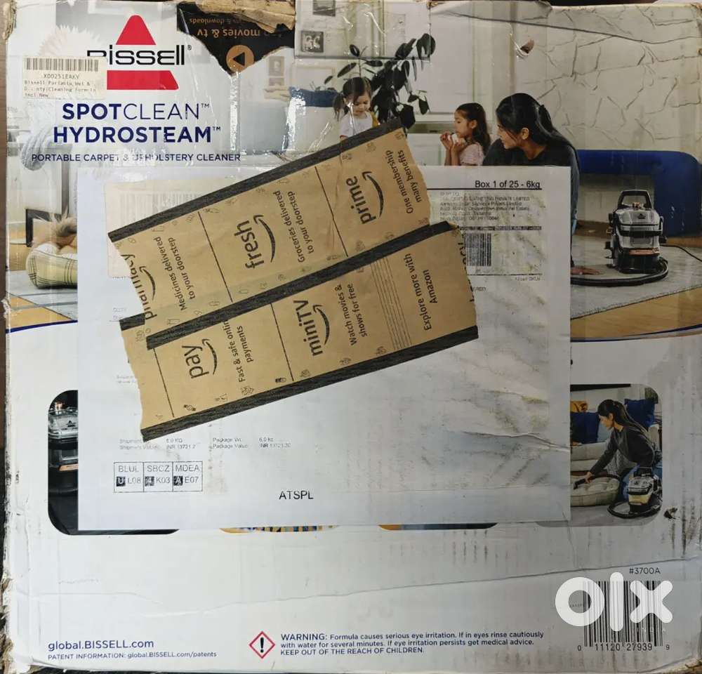 Bissell Portable Wet & Dry Vacuum CleanerHydroSteam Technology