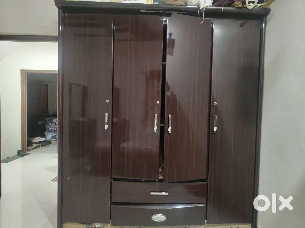 Bed, wardrobe, 2 side corner, Dressing Table, TV Unit.