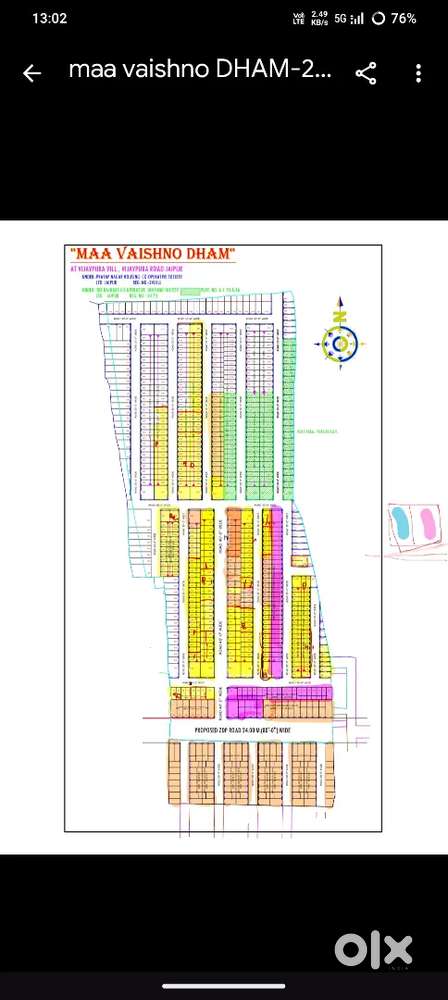 Prime location 200 feet Shambhariya road Kanota