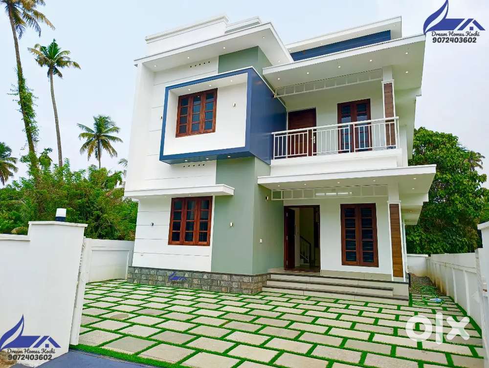 New 3 bedroom attached 4cent house for sale near Varapuzha Thathapilly