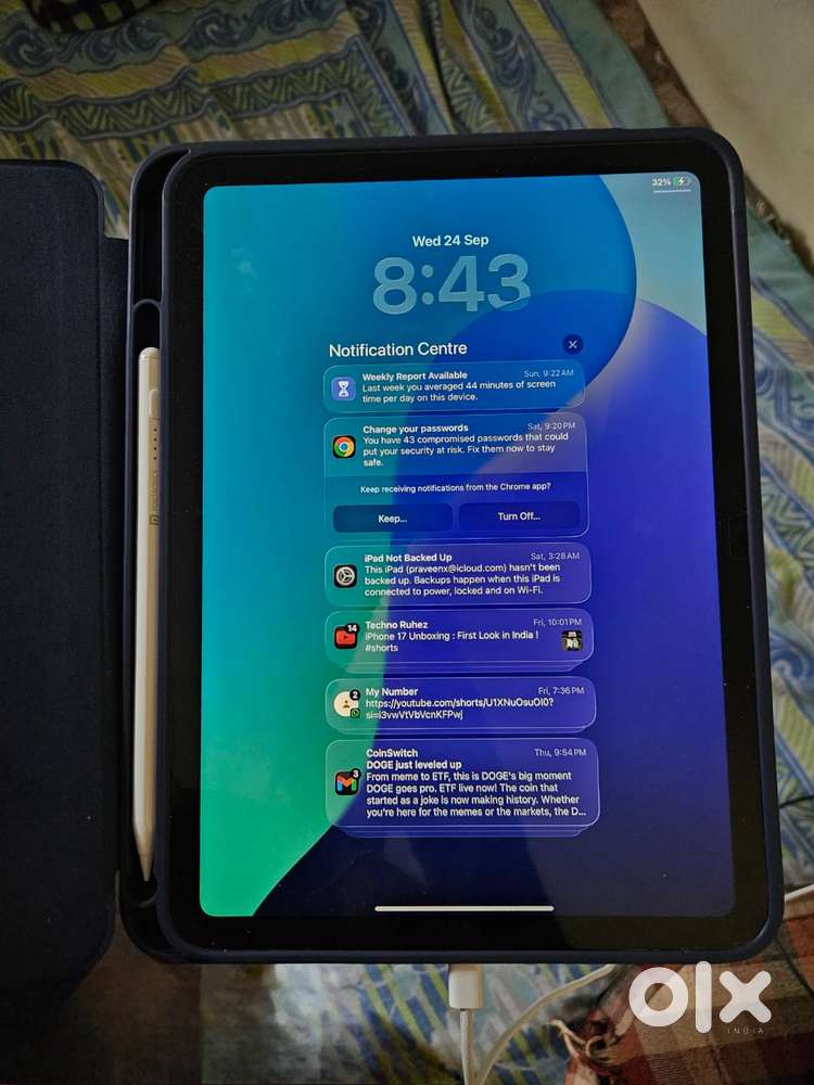 APPLE IPAD 11 GEN A16 6/128GB STORAGE BLUE 2025