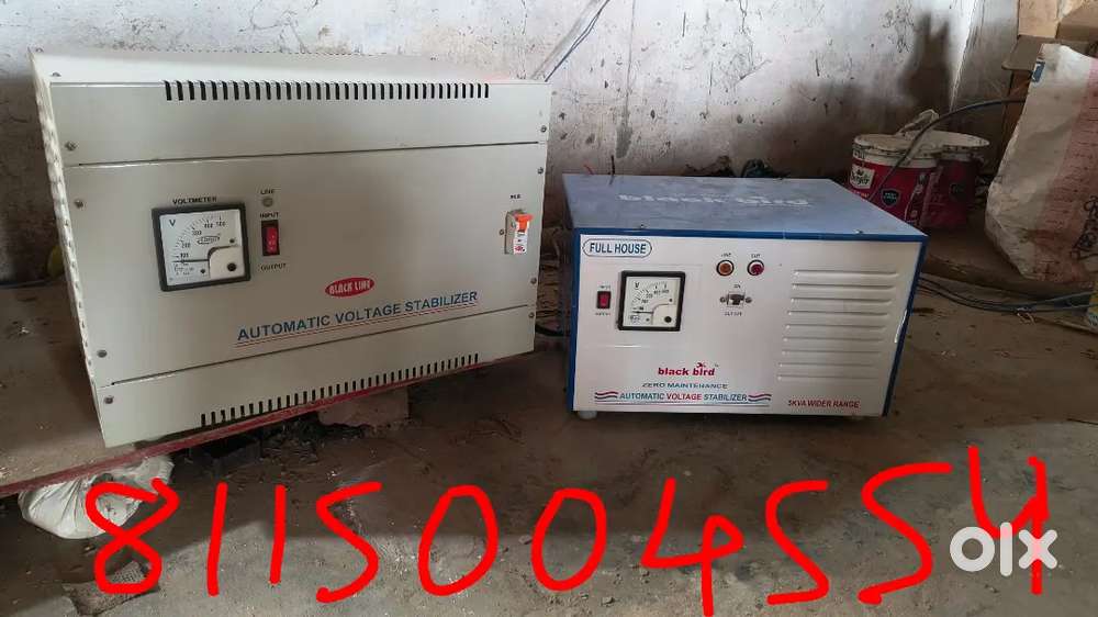 10 kva steplisor & 5 kva steplisor New condition