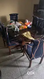 Sofa cum bed and Dining table