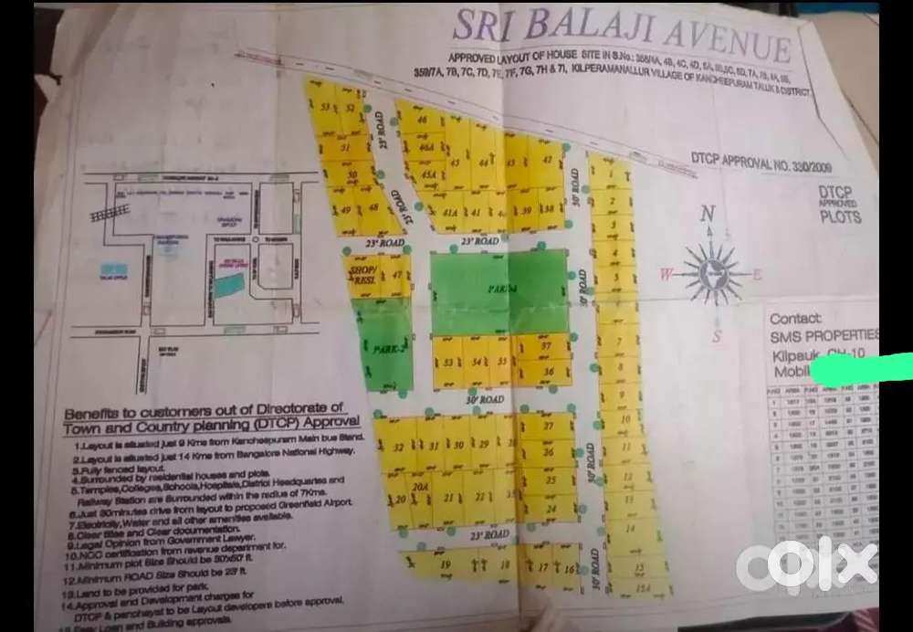 Kanchipuram Land for sale.