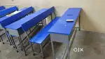 School desk bench