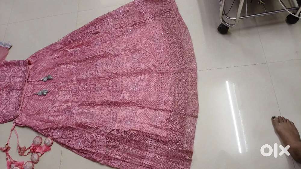 Beautiful Pink Lehenga Used Only Once, Excellent Condition