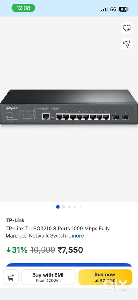 Tp link Switch 8 port