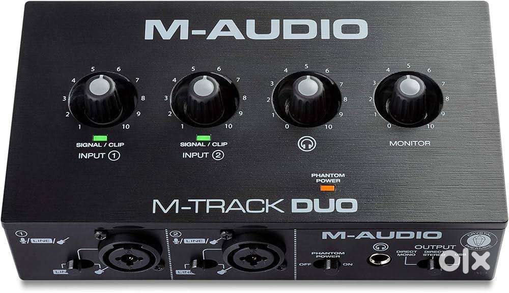 M-Audio M-Track Duo – USB Audio Interface for Recording, Streaming and