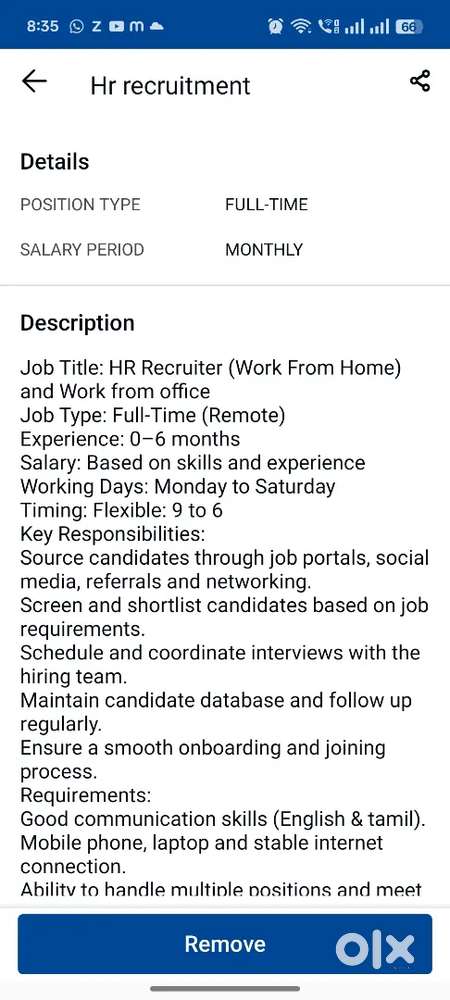 Hr recruitment