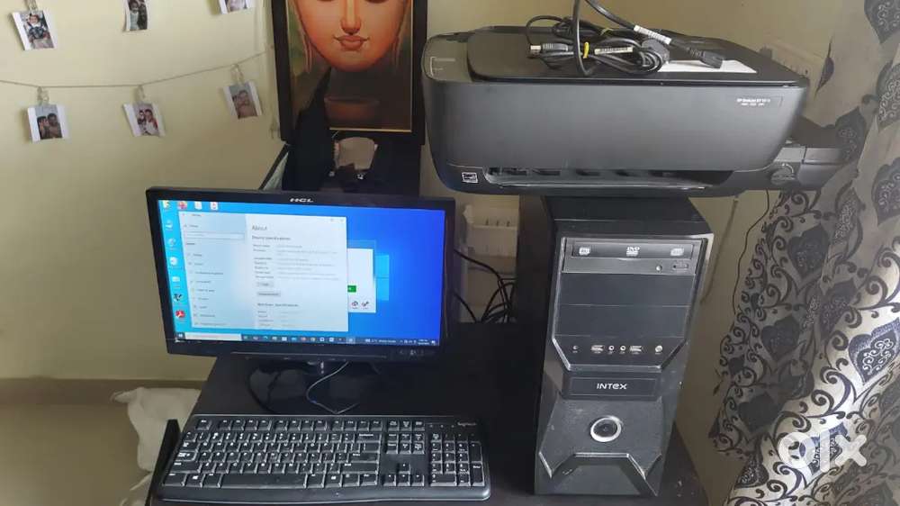 Windows 10 PC with deskjet printer