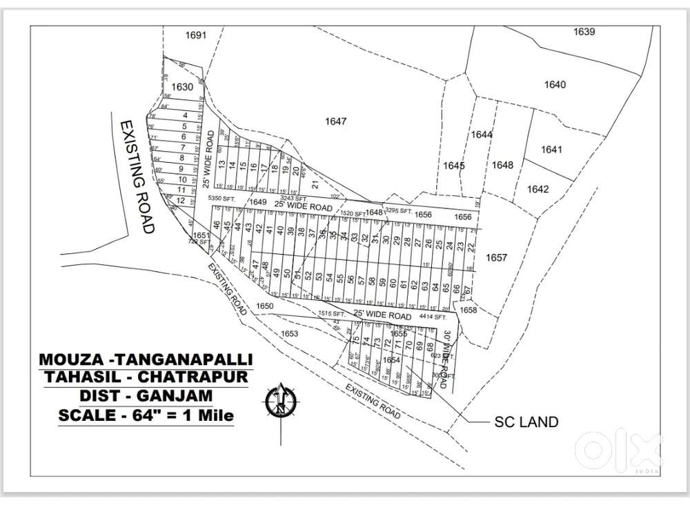 SITALAPALLI village main roads touching project (low budget,Investment