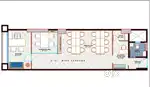 1165 FT FULLY FURNISH OFFICE FOR RENT. AT BODAKDEV