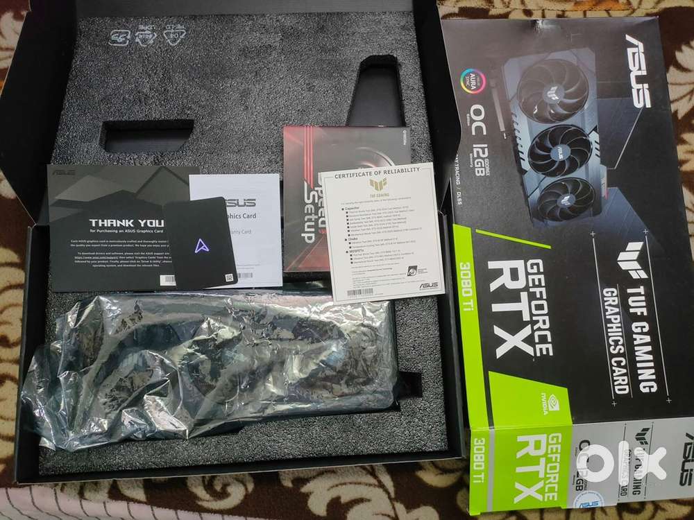 Asus RTX 3080Ti 12gb Tuf Gaming OC Edition