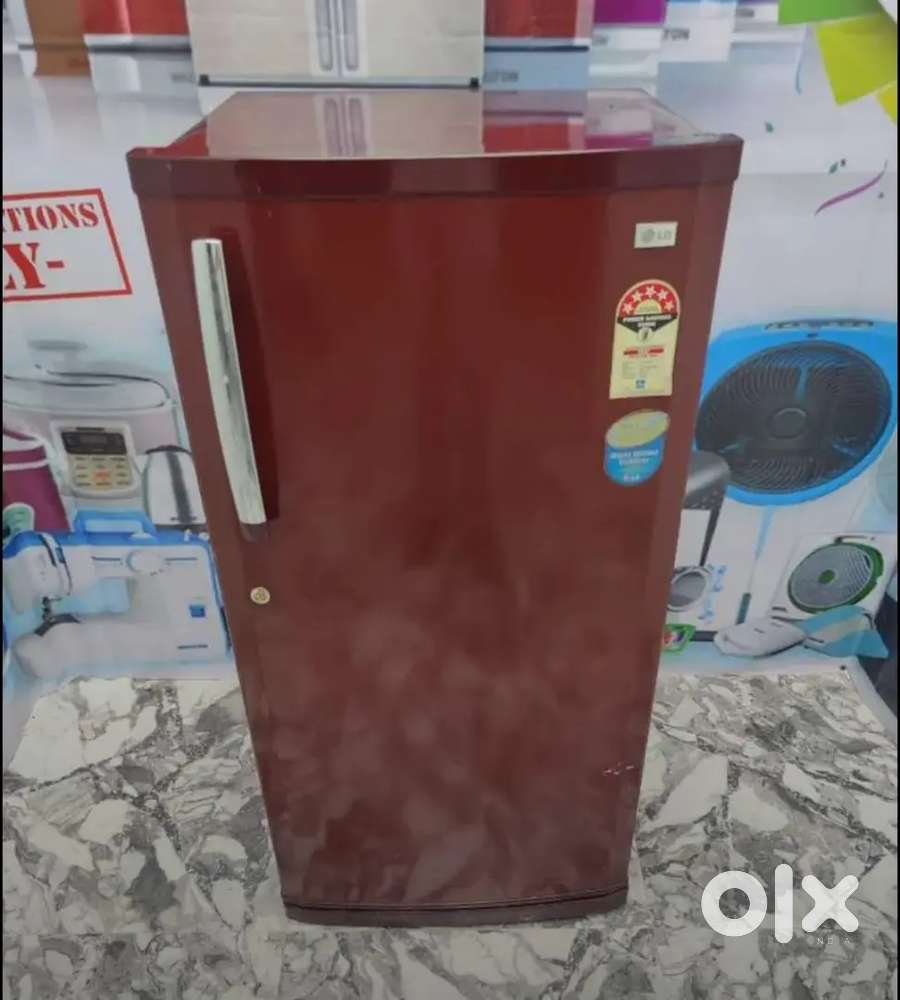 Id-102987. LG single door meroon colour refrigerator