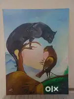 Handmade painting on canvas