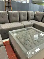 Brand new L shape sofa with center table