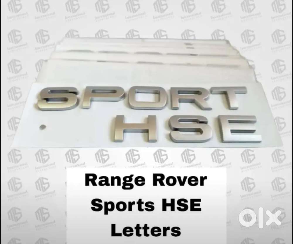 Range Rover Sports HSE Letters