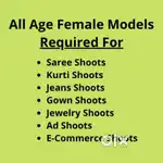 Required Female Models (15 - 45 )