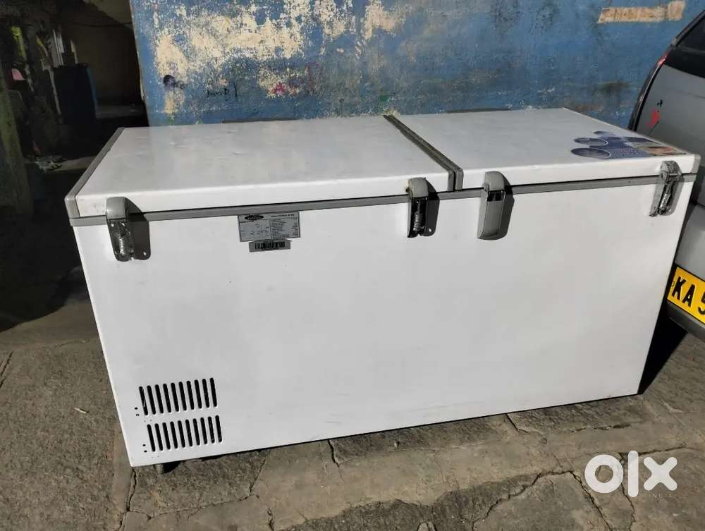 Double door deep fridge indicool 520 liter