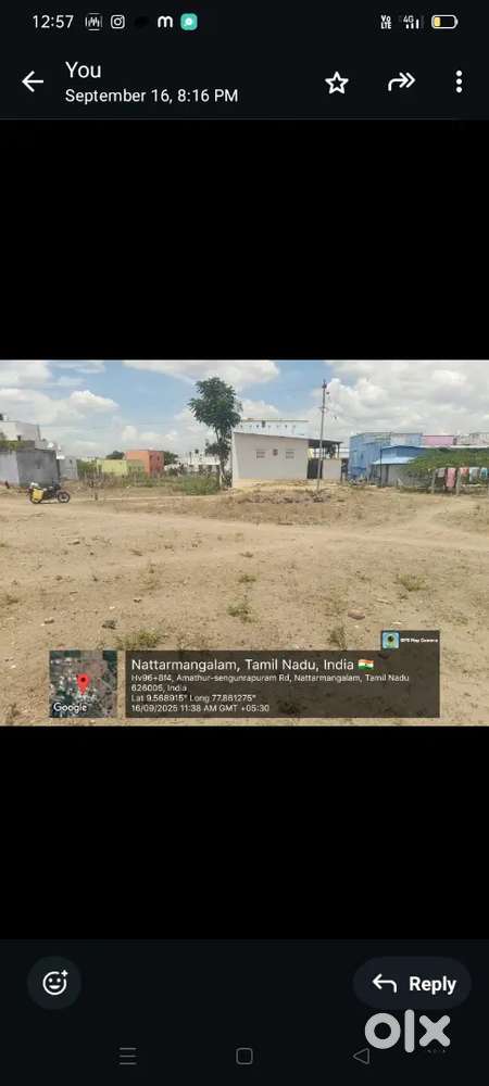 Land for sale in Amathur, virudhunagr