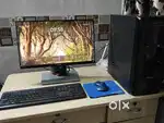 Custom i5 PC with 16GB RAM, 22 Dell Display, Keyboard, Mouse,Table