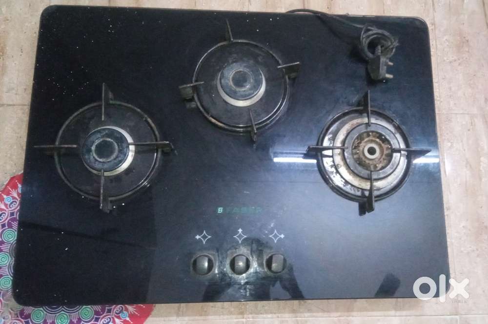 Faber 3-burner built-in gas stove - Hardly used, Excellent Condition