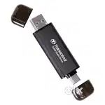 Transcend 310C 256GB USB C & USB A External Portable SSD