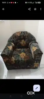 Three piece sofa set