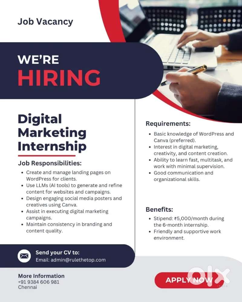 Digital Marketing Internship (FREE)