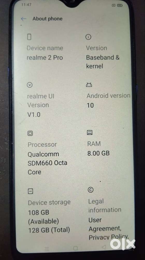 Realme Pro 2 ( 8GB Ram, 128 GB Storage)