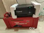11 month old Exide 150ah battery and Livguard inverter active warranty