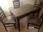 Brand New Assam Teak wood 4 seater dining table