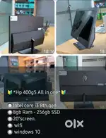 Hp All In One ! I3 8th /8Gb /256 SSD/20 MONITOR