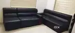 Black sofa set
