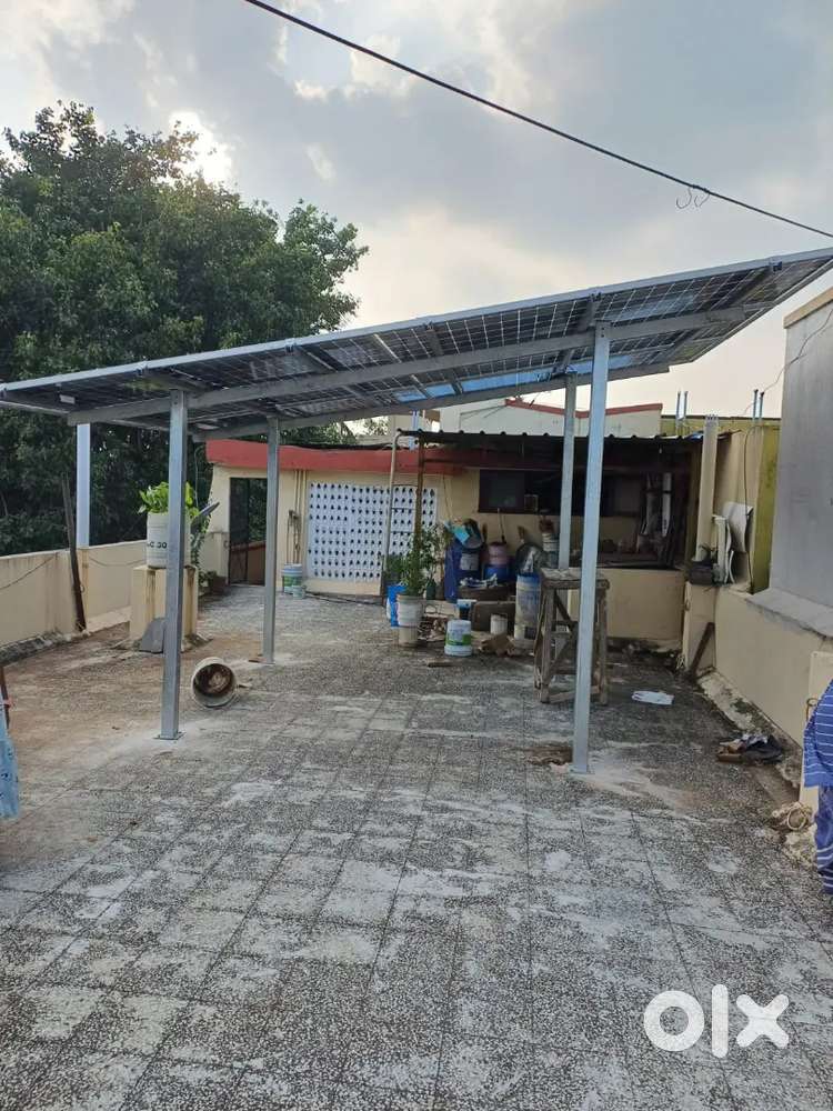 Solar high rise structure for 6panel