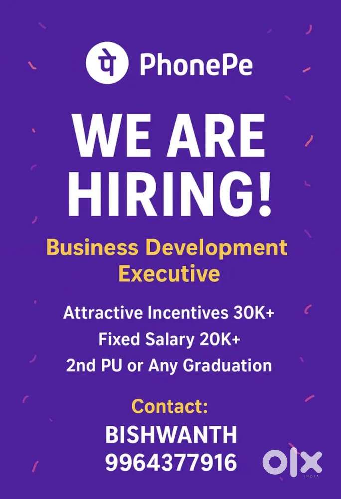 Join PhonePe Earn 40K+/month as Business Development Executive