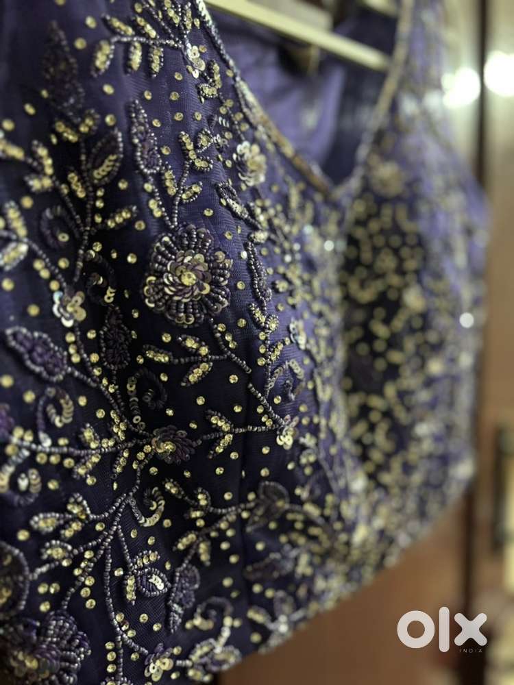 Elegant Navy Blue Lehenga Set - Unused (₹7000 Negotiable)