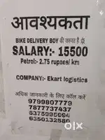 Delivery boy required