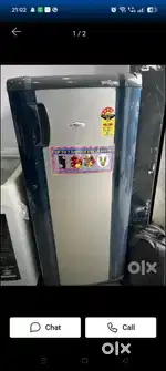 Single door fridge with warranty and good condition