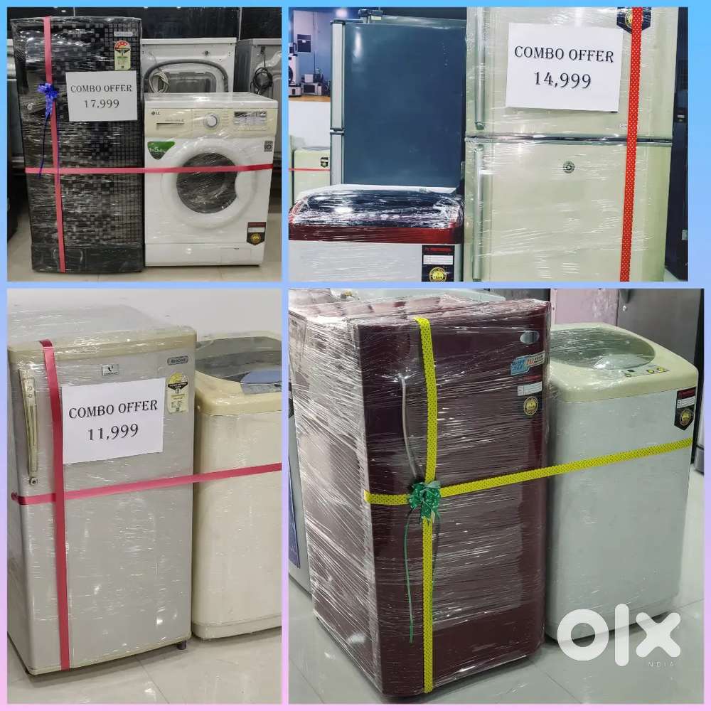 Affordable prices good mint condition fridge & washing machine