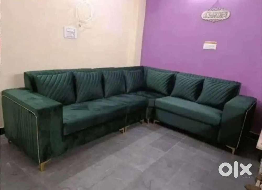 Premium quality l shape sofa set with pillows in starf premium Furnitu