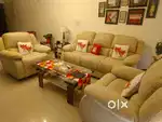 2 yrs old Beige color Mint condition Sofa 3+1+1